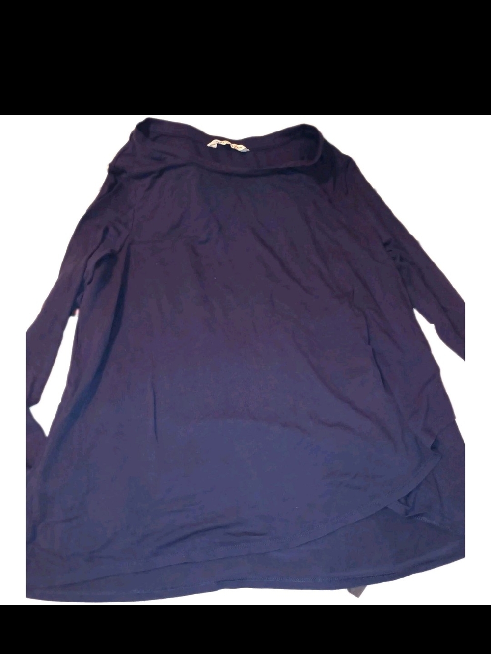 Source Unknown Navy  Long Sleeve Blouse